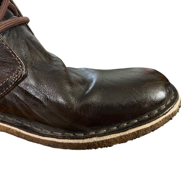 Ugg 3275 Leighton Chukka Lace Up Brown Leather Mens Ankle Boots Shoes sz 10 - Picture 4 of 16